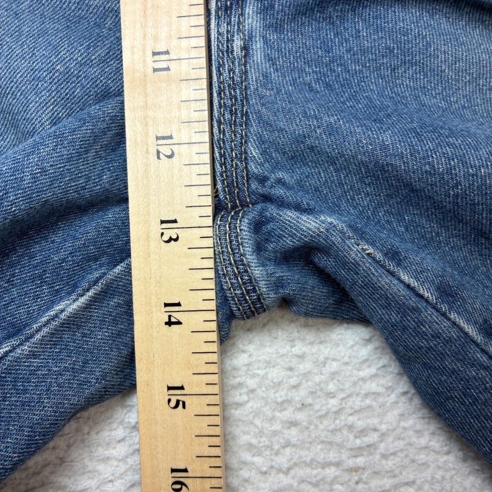 Gap Bootcut Jeans Men 35x30 Blue Faded Cargo Denim Vintage Casual Y2K Wide‎ - Picture 6 of 8